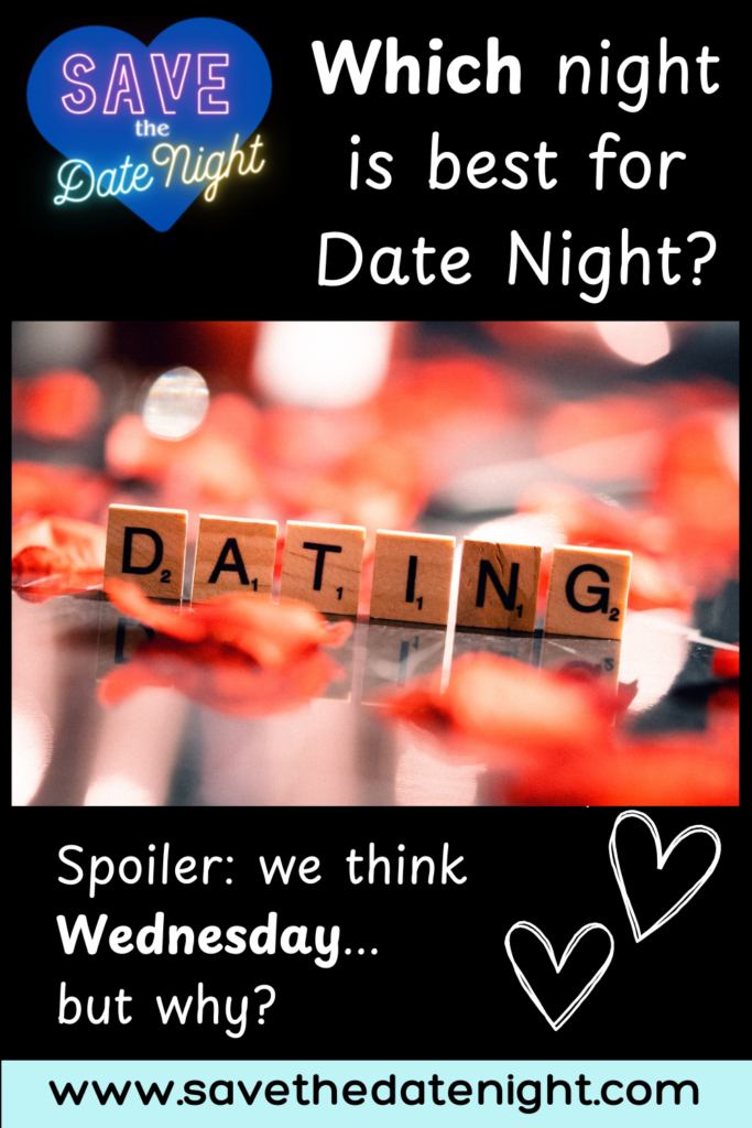 Weekly date night dilemma? This blog helps couples decide the best night for their schedule! Explore the pros and cons of Monday to Sunday date nights, from midweek pick-me-ups to weekend celebrations. Find what works best for you and your partner! #DateNight #CoupleTime Singapore. Save the date night.