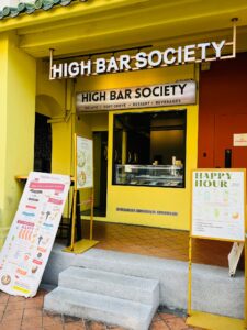 Boozy Ice Cream. Ice Cream Day. Date night Singapore. High Bar Society. Tanjong Pagar.