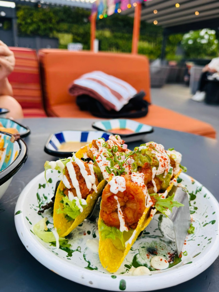 El Chido. Pullman hotel. Mexican. rooftop bar. pool bar. Singapore. date night. happy hour. tacos. nachos. chimichangas. mocktails.